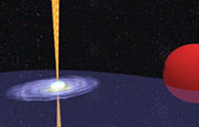 Artist's impression of the Circinus X-1 system